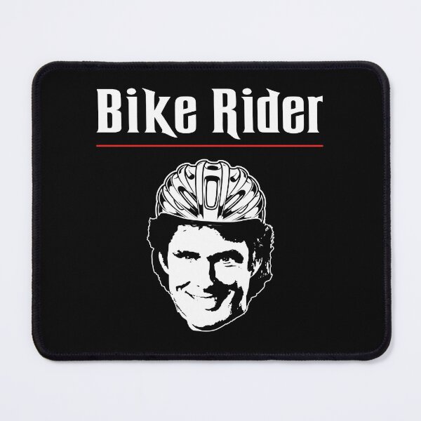 Item preview, Bike Rider David Hasselhoff Bike Helmet Parody designed and sold by Teecha.
