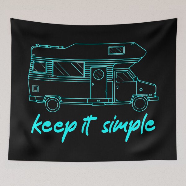 Item preview, keep it simple van life outlined motorhome  designed and sold by joy4shirt.
