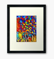 Oil Work Framed Print