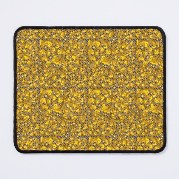 Item preview, Repeating scrollwork refinement in golds and greys designed and sold by Michael Pulley.
