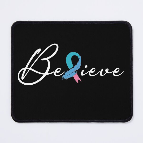 Item preview, Believe Thyroid cancer Shirt, Thyroid cancer Awareness, Thyroid cancer Warrior, Fighter, Thyroid cancer Support Gift, Thyroid cancer Ribbon designed and sold by BibiTeeDesign.