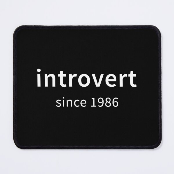 Item preview, Introvert since 1986 designed and sold by Cat Print.