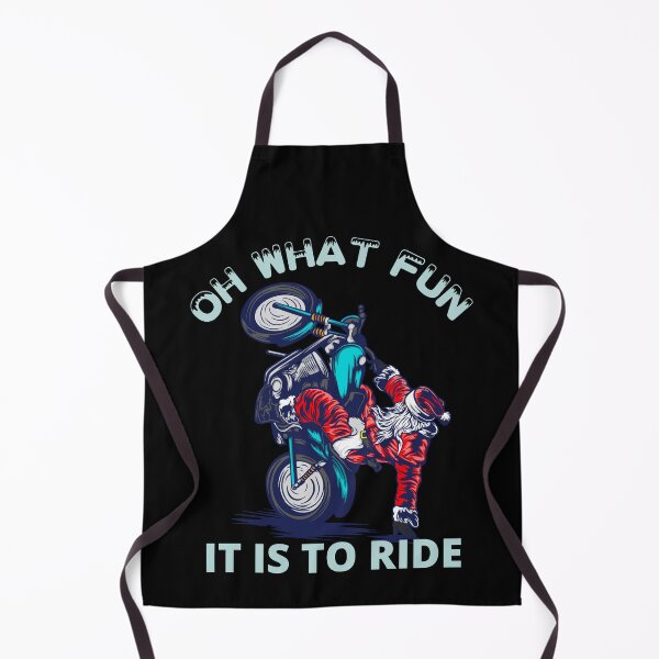 Item preview, Oh what fun it is to ride - funny Santa on motorbike designed and sold by HROC.
