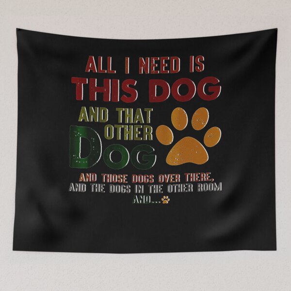 Item preview, Retro Vintage All I Need Is This Dog  That Other Dog T designed and sold by BegayStore.