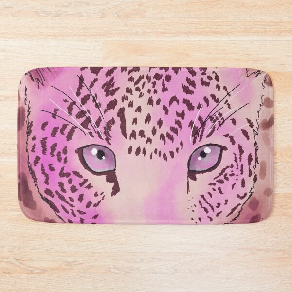 Item preview, Pink Leopard Wild Cat - The King of the Jungle designed and sold by BunnyBizarre.