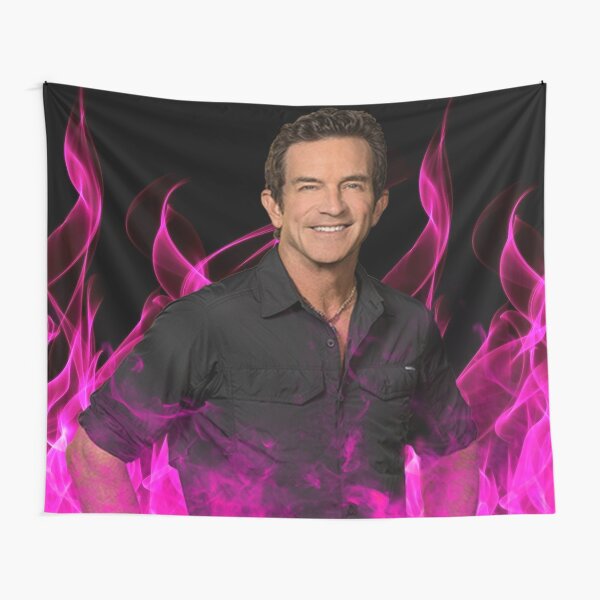 Item preview, Jeff Probst Handsome Pink Glow Fire Blow designed and sold by BuckskinMe.