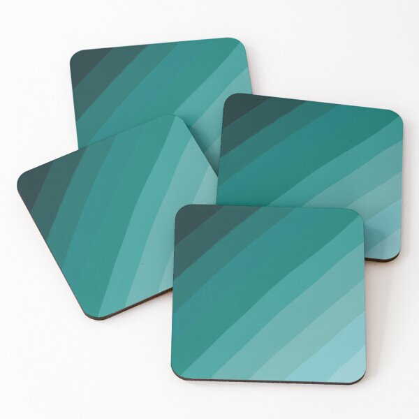 Item preview, Turquoise Green Abstract Print ll designed and sold by beyondrainbows.