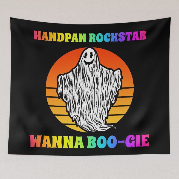 Item preview, Handpan Player Wanna Boogie Groovy Halloween Party Retro Vintage designed and sold by ojdart.