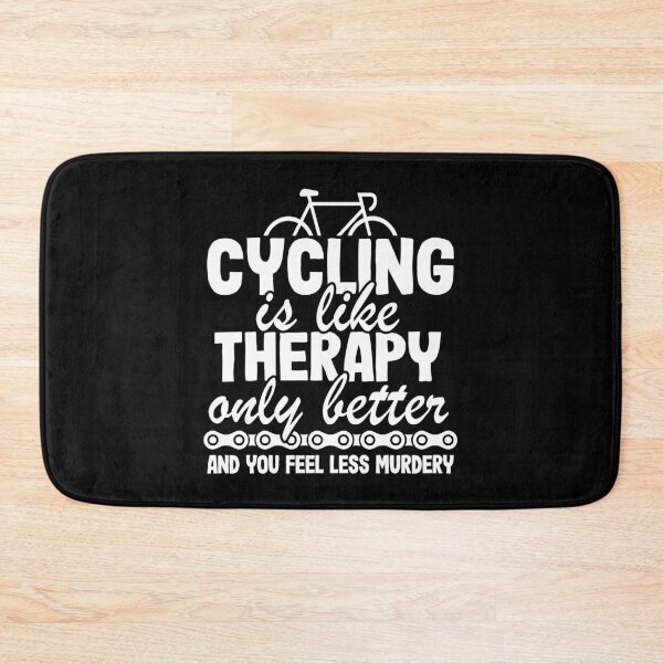 Item preview, Cycling Is Like Therapy Only Better Funny Cyclist Gift designed and sold by Stronzi.