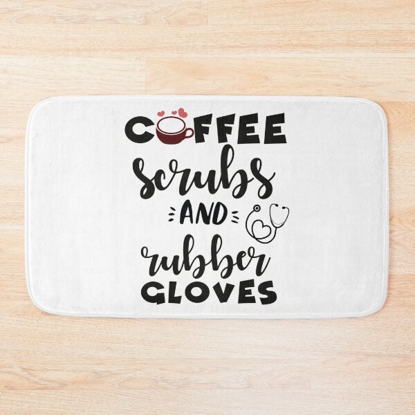 Item preview, Surgical Tech - Coffee Scrubs and Rubber Gloves   designed and sold by HeraDesignCo.