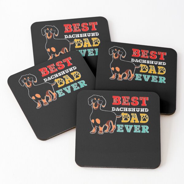 Item preview, Retro Vintage Dog best Dachshund dad ever designed and sold by BegayStore.