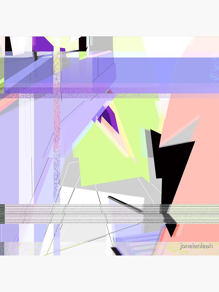 Abstract 80's Glitch Art by joneienleah