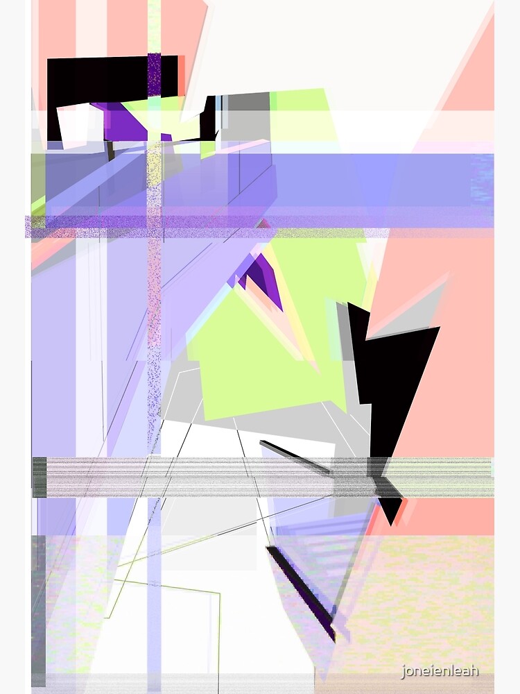 Abstract 80's Glitch Art by joneienleah