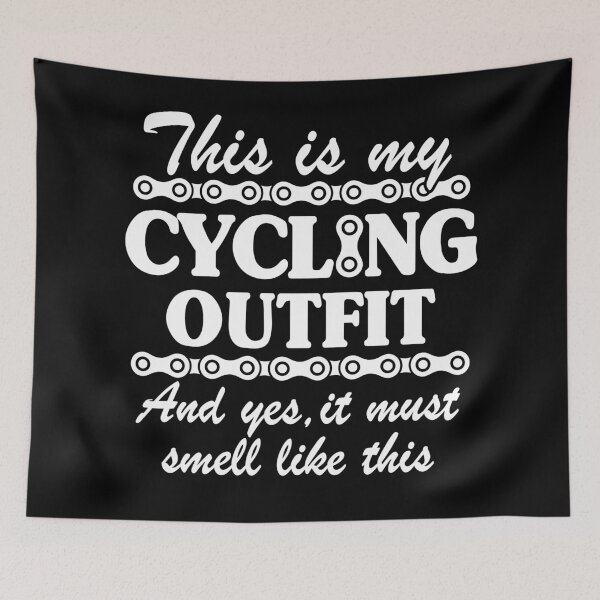 Item preview, This Is My Cycling Outfit Funny Cyclist Gift Biker Biking designed and sold by Stronzi.