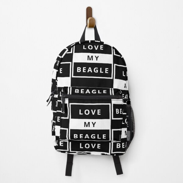Item preview, Beagle Love! Black and White Elegant Beagle Lovers Gift designed and sold by CreateShape.