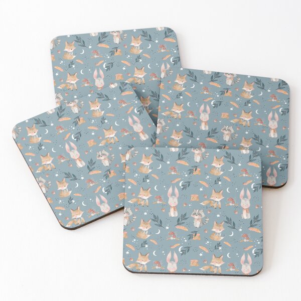 Item preview, Woodland animals texture designed and sold by Cattigal.