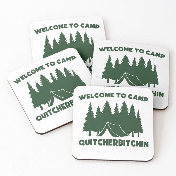 Item preview, Welcome to camp Quitcherbitchin - Funny campers camping designed and sold by Mouarter.