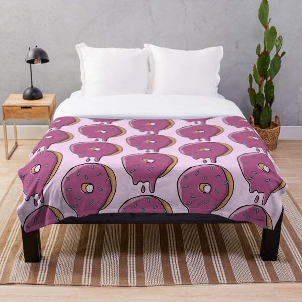 Item preview, Pink Doughnut Blanket designed and sold by Mi-a-store.