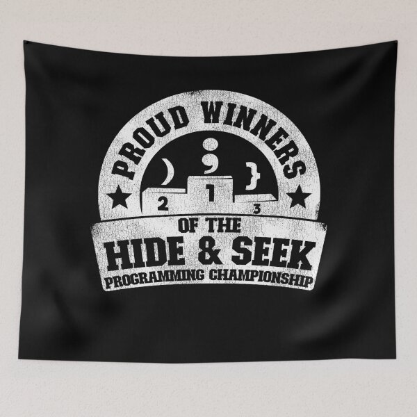 Item preview, Winners Hide & Seek Programming Championship Gift designed and sold by Stronzi.