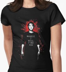 TWD - Maggie, I Will Find You! (Glenn) Women's Fitted T-Shirt