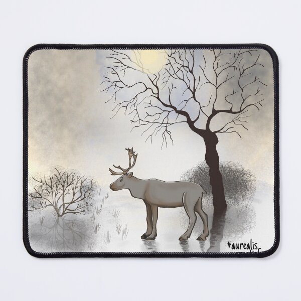 Item preview, Reindeer landscape designed and sold by Aurealis.