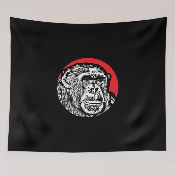 Item preview, Chimpanzee Face designed and sold by RevolutionInPaint.