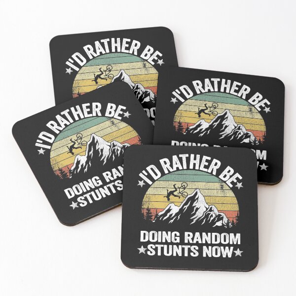 Item preview, Funny Downhill Mountain Biking Gift Vintage MTB Stunts Quote designed and sold by Stronzi.