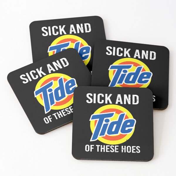 Item preview, Retro Vintage Sick And Tide Of These Hoes designed and sold by NeriSplatt.