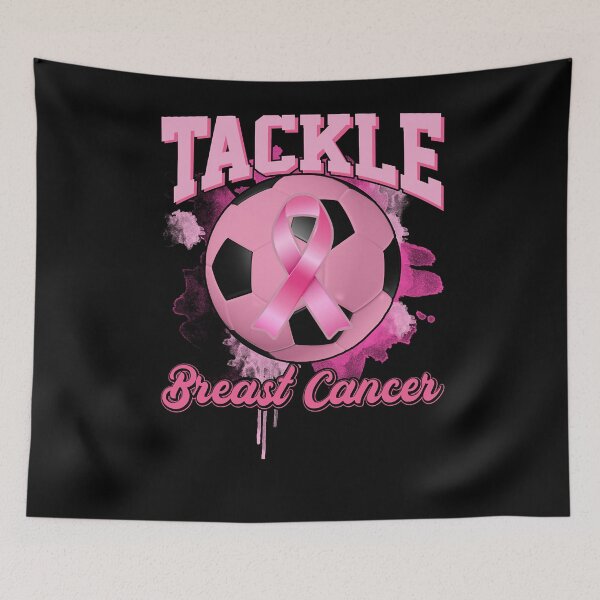 Artikelvorschau, Tackle Soccer Pink Ribbon Brustkrebs-Bewusstsein entworfen und verkauft von NeriSplatt.
