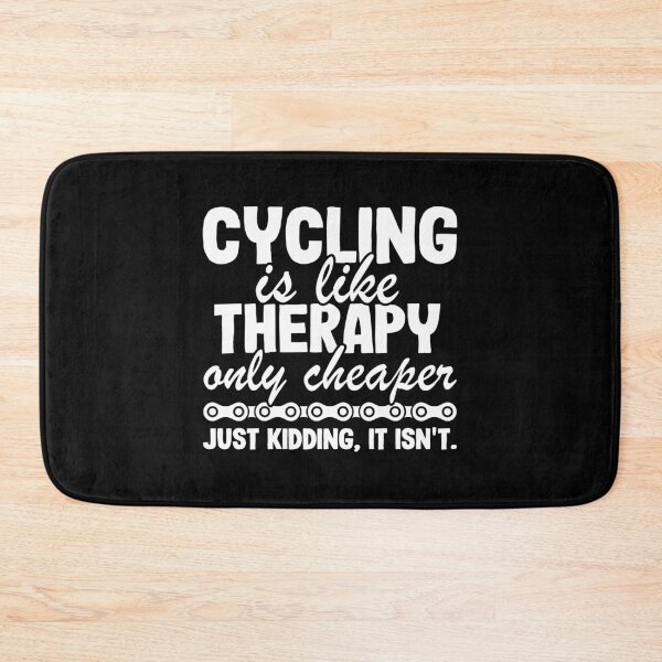 Item preview, Cycling Is Like Therapy Joke Funny Cyclist Gift Biking designed and sold by Stronzi.