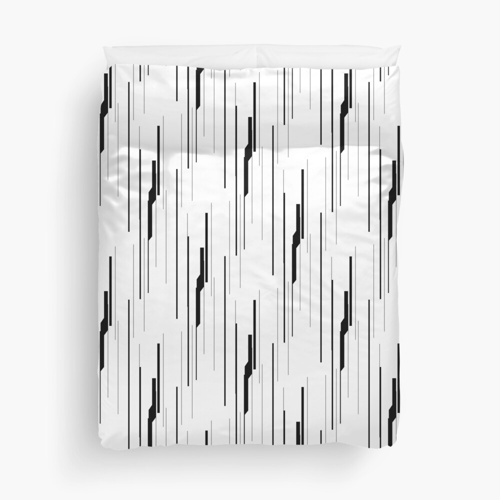 White Static Duvet Cover