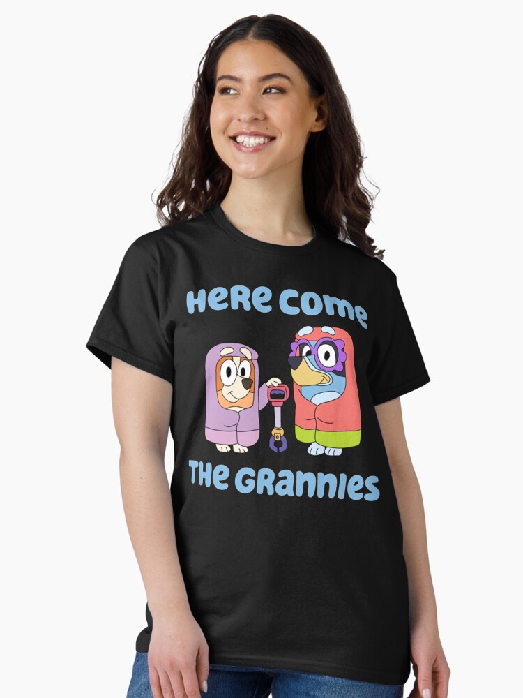 Thumbnail 2 of 7, Classic T-Shirt, Here Come the Grannies Essential Copy designed and sold by FrederikDombert.