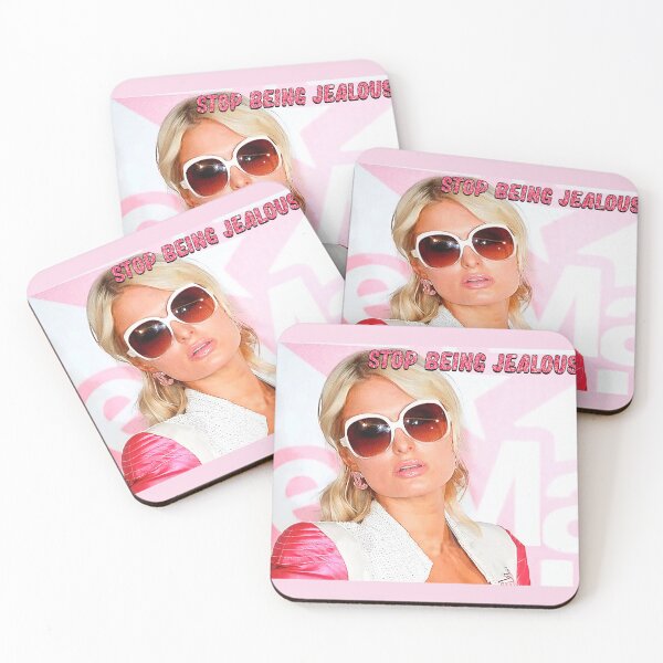 Aperçu de l'œuvre Paris Pink Arrête d'être jalouse Paris Hilton Mignonne créée et vendue par BuckskinMe.