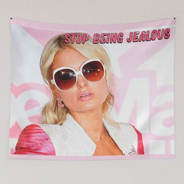 Item preview, Paris Pink Stop Being Jealous Paris Hilton Cute designed and sold by BuckskinMe.