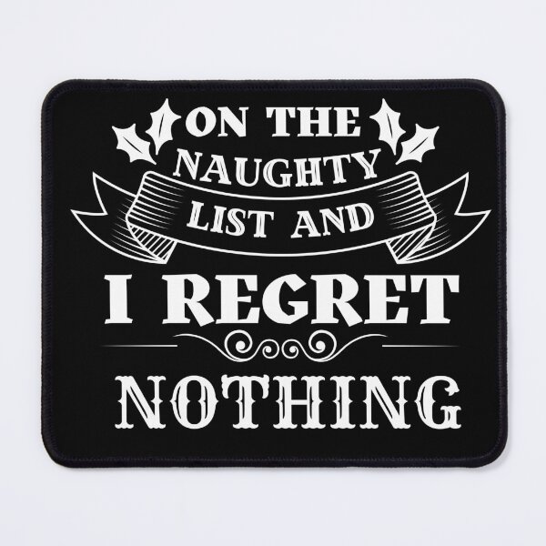 Item preview, On the naughty list - funny Christmas designed and sold by Hoetoons.