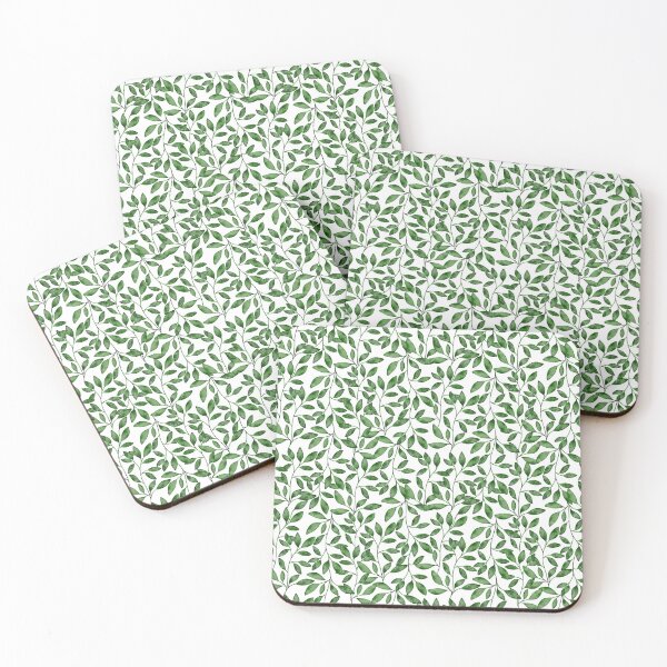 Item preview, Green leaves pattern. Floral Watercolor leaves and branches. designed and sold by arsiart.
