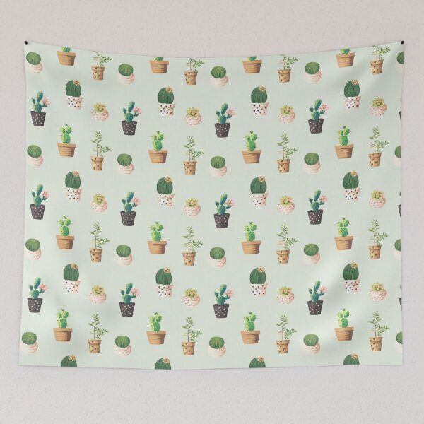 Item preview, Green Plants Pattern Bed Sheet Design  designed and sold by PodiShawna.