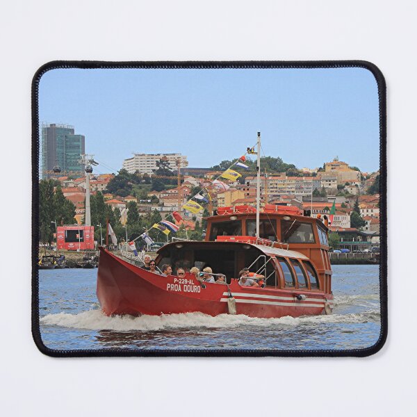 Item preview, Red tour boat, River Douro, Porto, Portugal designed and sold by FranWest.