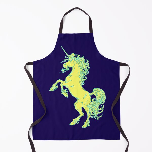 Item preview, Unicorn - simple graphics - Yellow and Blue designed and sold by bunbun369.