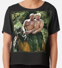 Beste Freunde Trump & Putin Chiffontop
