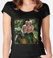 Best Friends Trump & Putin Women's Fitted Scoop T-Shirt