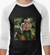 Best Friends Trump & Putin Men's Baseball ¾ T-Shirt