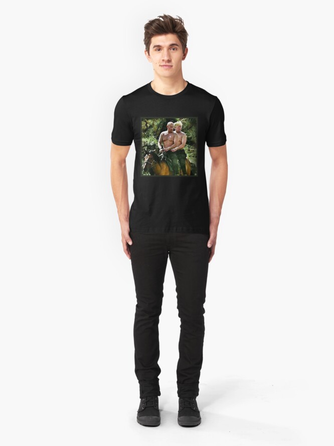 Alternate view of Best Friends Trump & Putin Slim Fit T-Shirt