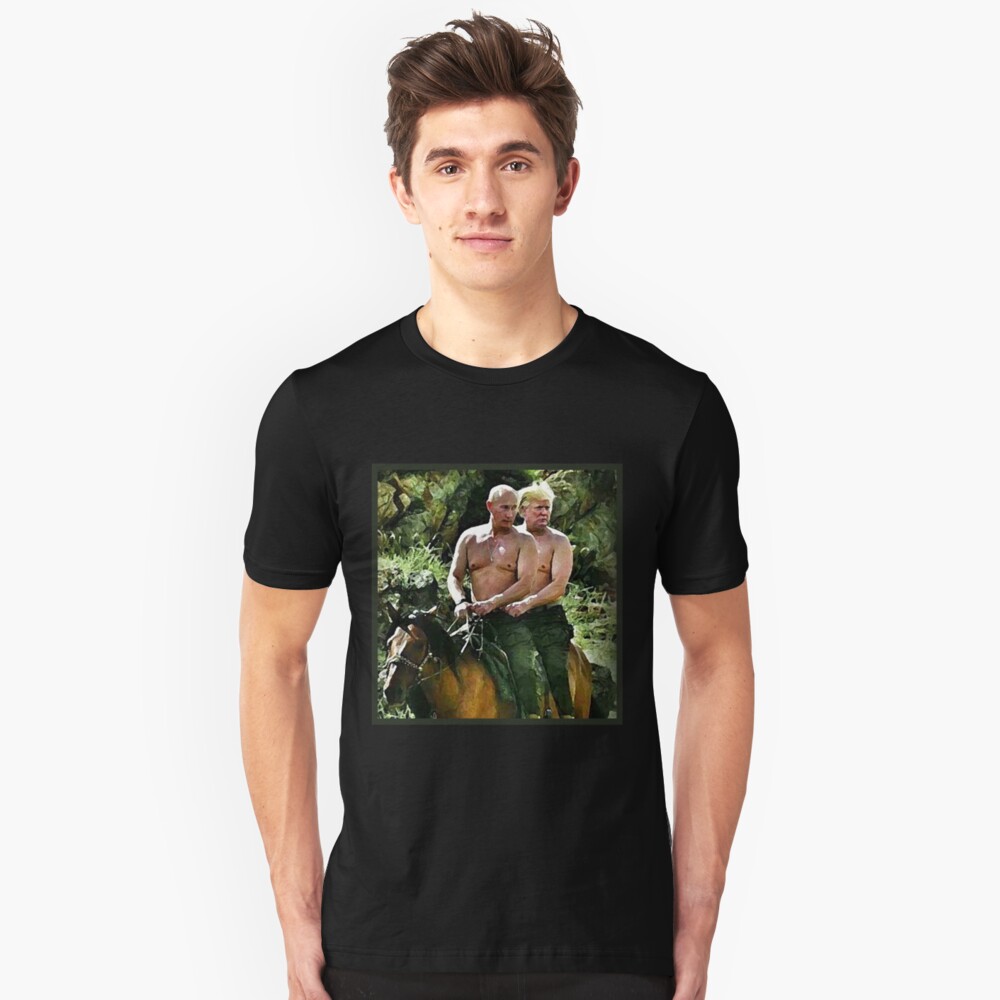 Best Friends Trump & Putin Slim Fit T-Shirt
