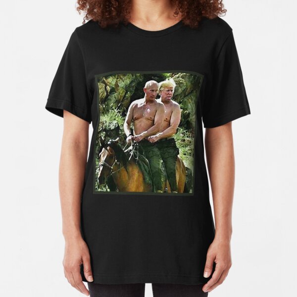 Best Friends Trump & Putin Slim Fit T-Shirt