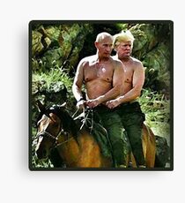 Best Friends Trump & Putin Canvas Print