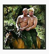 Best Friends Trump & Putin Photographic Print