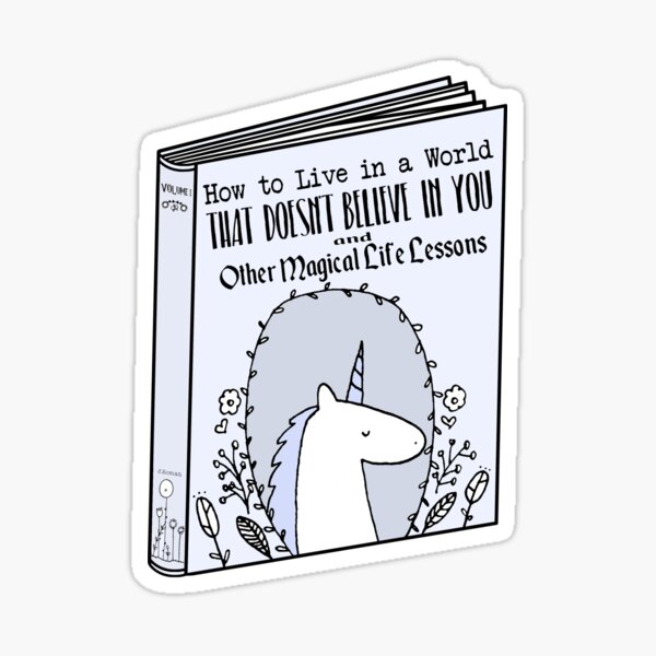 Item preview, How To Be A Unicorn  designed and sold by Stacey Roman.