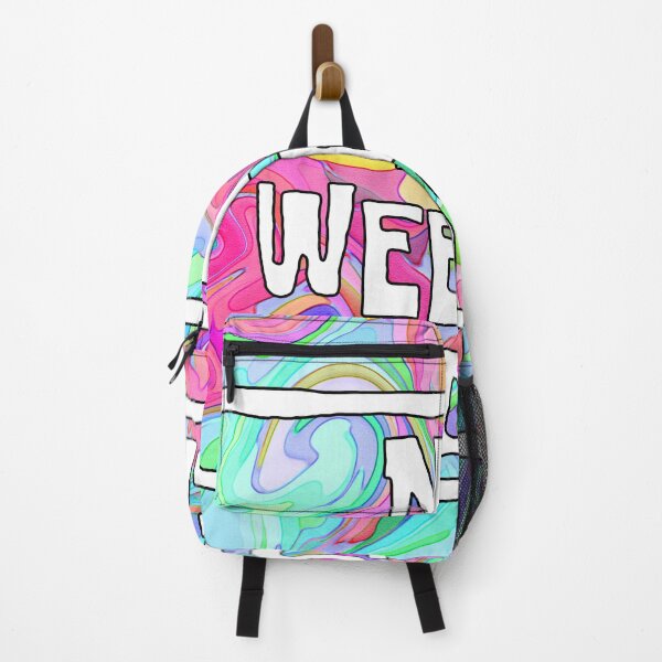 Item preview, No Weenies Allowed Rainbow Trippy Psychedelic Colorful 02 designed and sold by PataraArt.