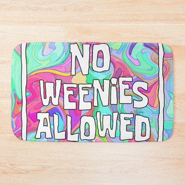 Item preview, No Weenies Allowed Rainbow Trippy Psychedelic Colorful 02 designed and sold by PataraArt.